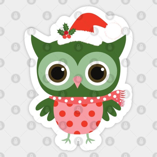 Christmas Owl Sticker by Pris25